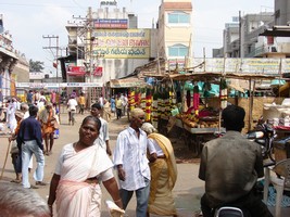 Ulice v Tiruvannamalai